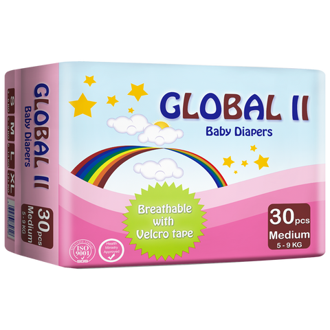 Global Baby Diapers 30 - M