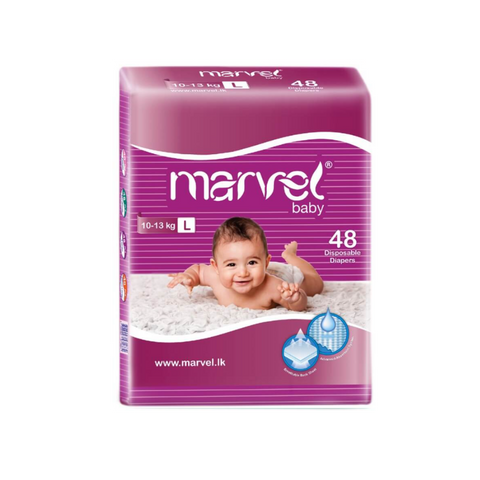 Marval Baby Tape Diaper 48 - L